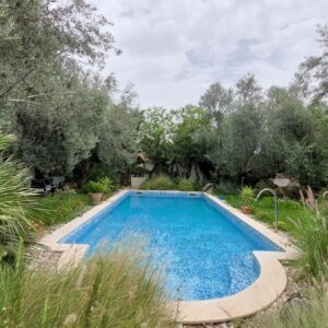 Villa S+7 avec piscine à Bir Bouragba, Hammamet, Nabeul.