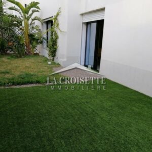 Duplex vide ou meublé S+4 avec jardin à La Marsa MDL0628